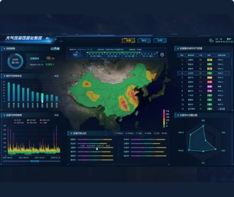 青海師范大學(xué)——大氣污染可視化系統(tǒng)界面視覺設(shè)計(jì)