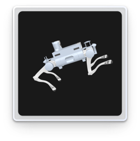 數(shù)字孿生UI展示：機(jī)器狗行走姿態(tài)3D模型與實(shí)時(shí)數(shù)據(jù)同步