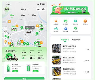 小黃鴨電動(dòng)自行車小程序界面設(shè)計(jì)