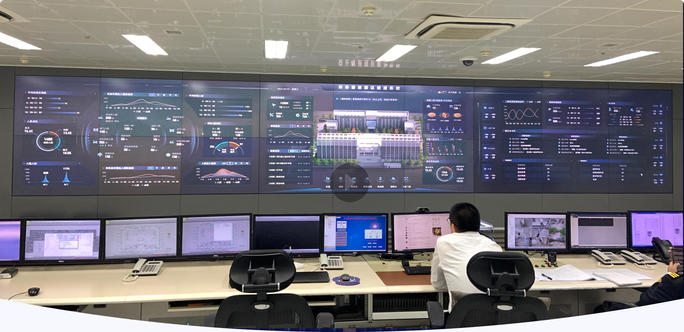 項目概述：C4D建模、大屏設計、交互設計、產品定位、目標用戶、設計風格,效果欣賞