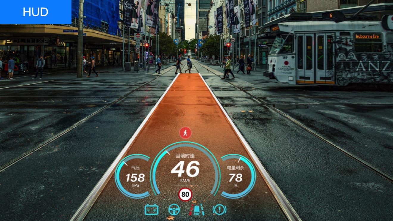 設計風格意向看板：HUD設計、UI設計、大屏設計、交互設計